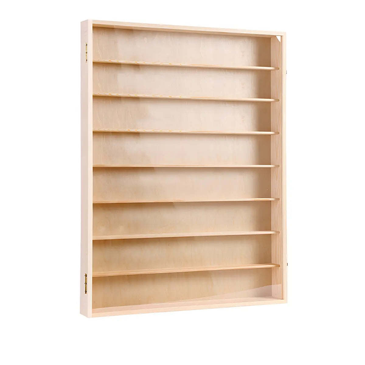 Rectangular Pine Display Cabinet