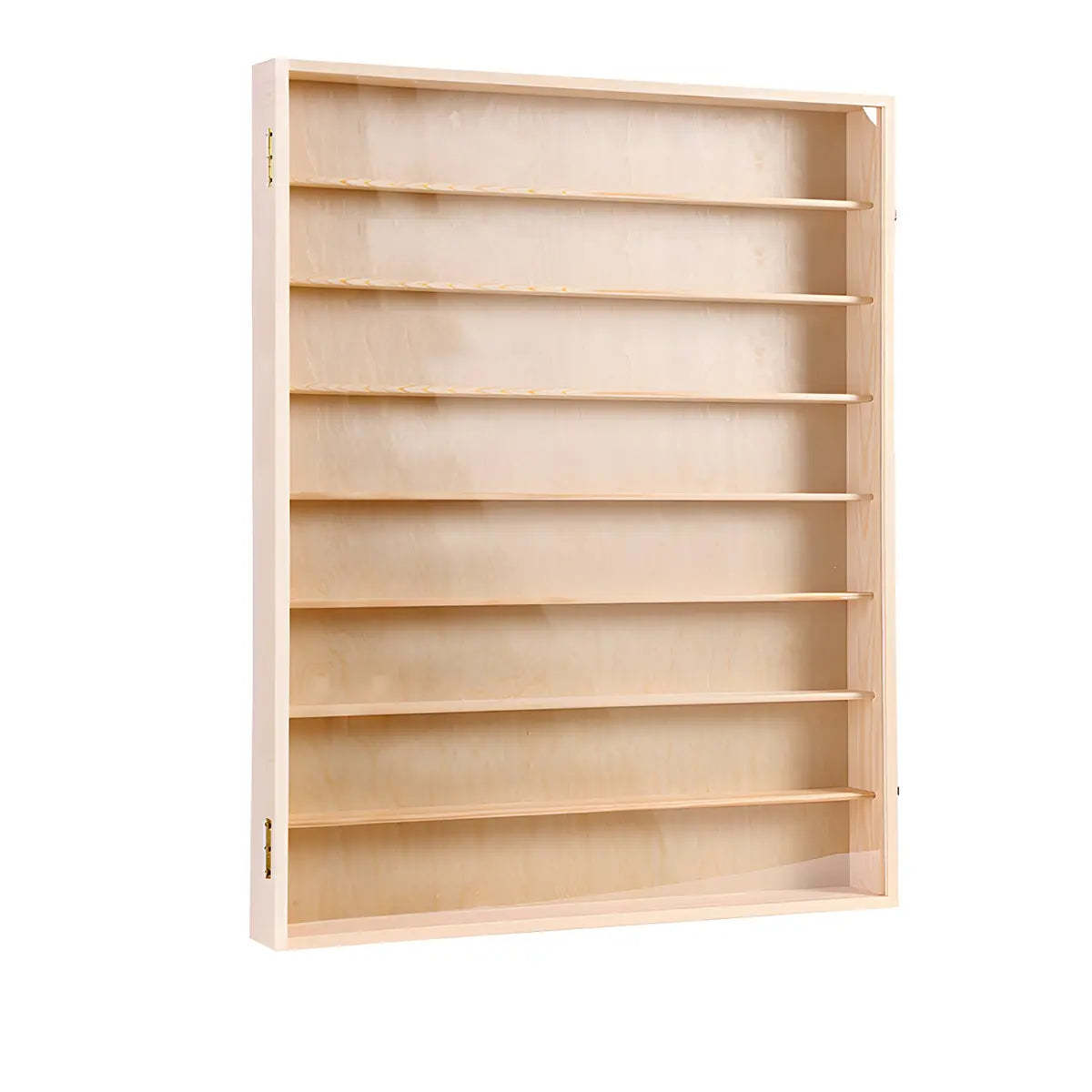 Rectangular Pine Display Cabinet