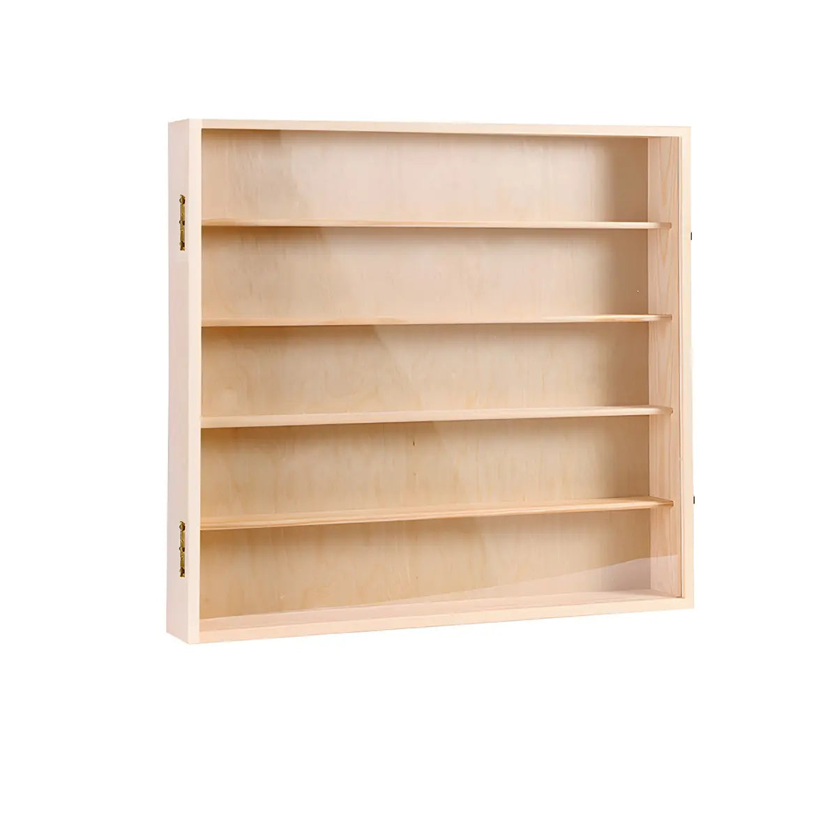 Rectangular Pine Display Cabinet