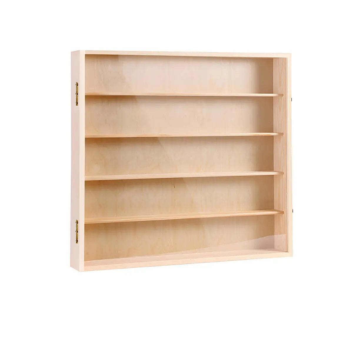 Rectangular Pine Display Cabinet
