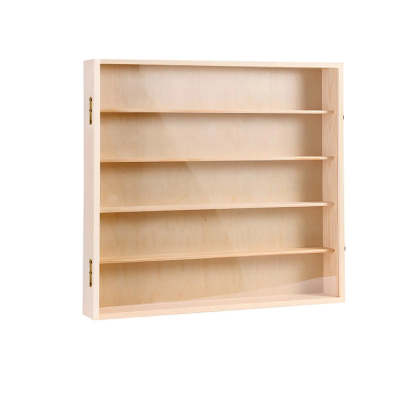 Rectangular Pine Display Cabinet