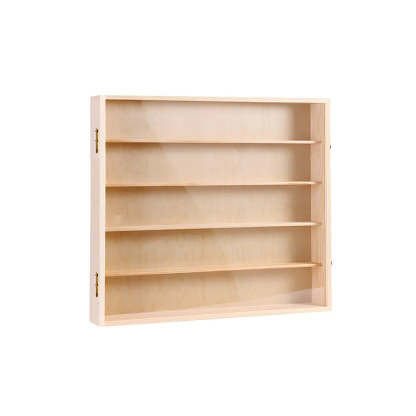 Rectangular Pine Display Cabinet