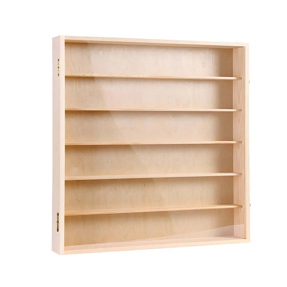Rectangular Pine Display Cabinet