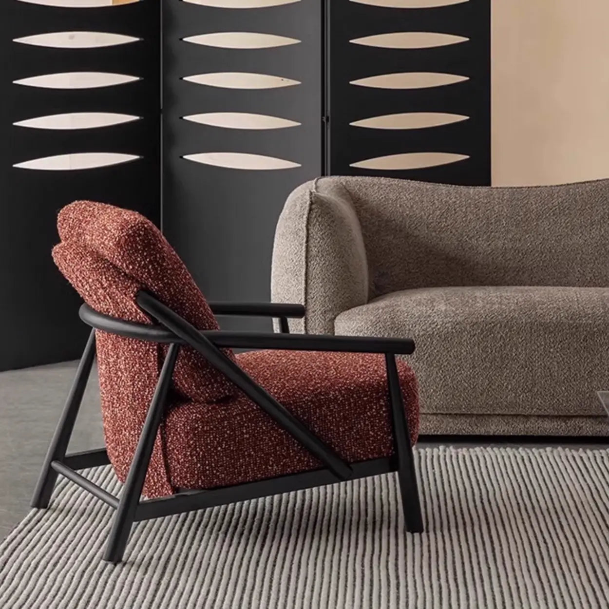 Armrest fabric wood accent chairs for bedroom