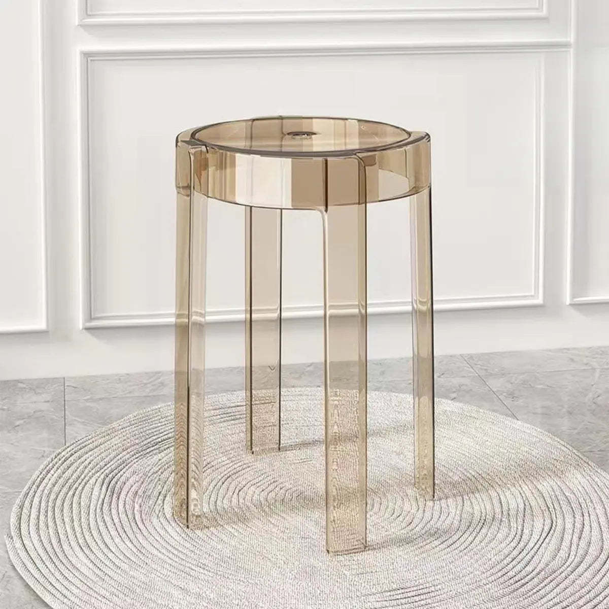 Modern clear office chairs in acrylic