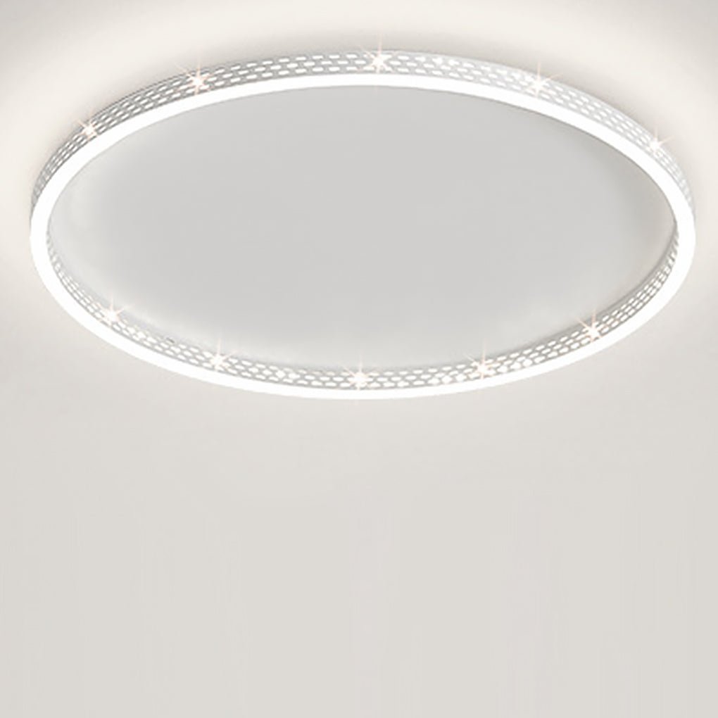 Modern Dimmable Hollow-Edge Flush Mount Ceiling