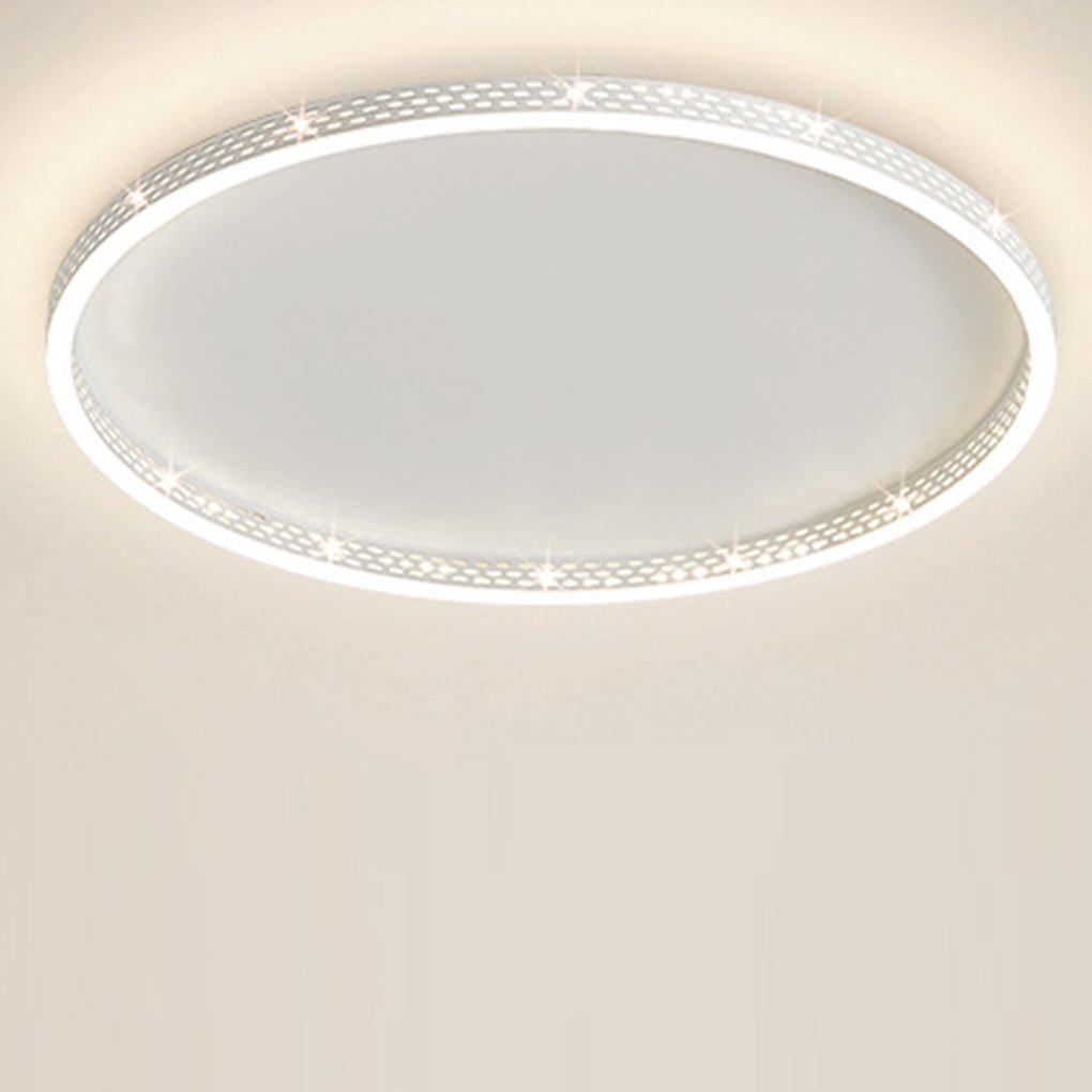 Modern Dimmable Hollow-Edge Flush Mount Ceiling