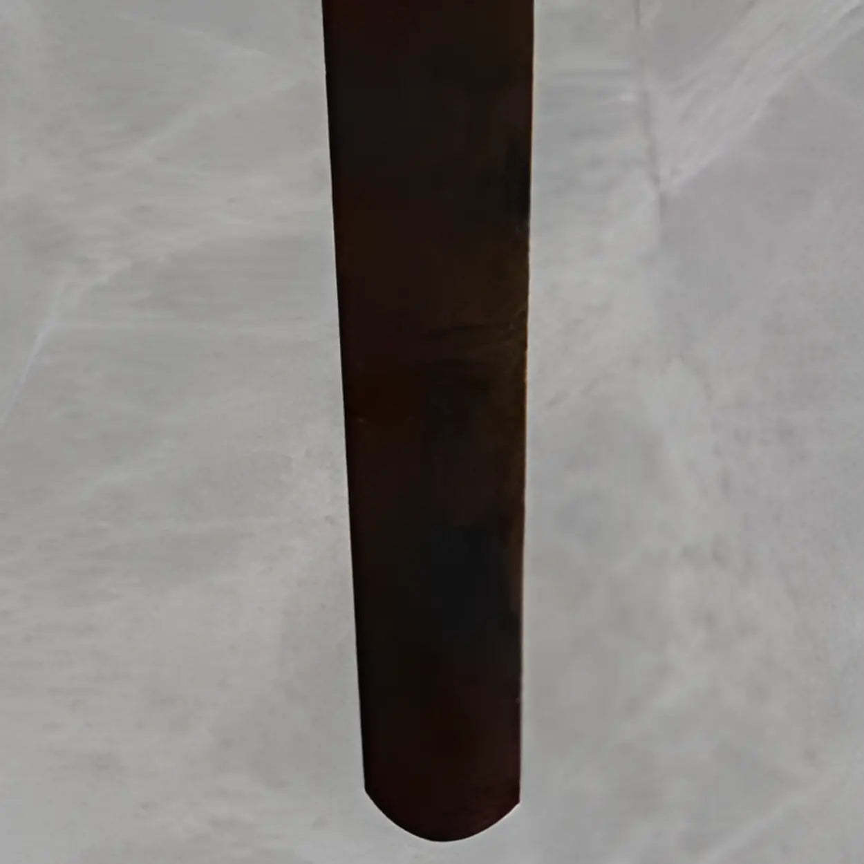 Modern Round Metal Side Table with Shelf