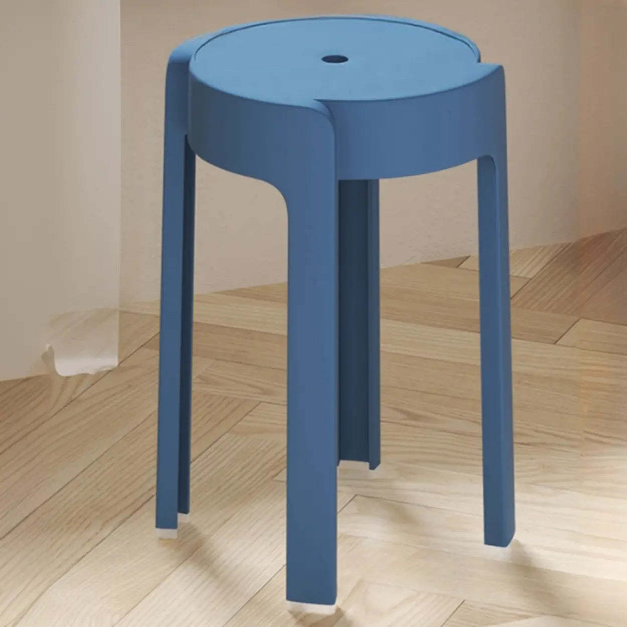 Modern Multi-Color Round Synthetic Bar Stool