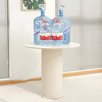Compact Round Wood Dining Table