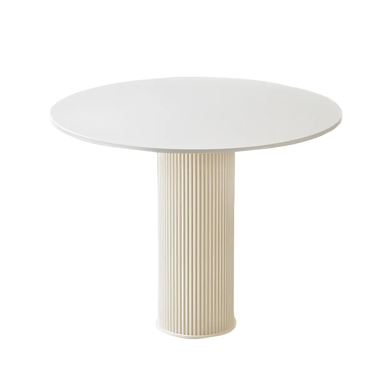 Compact Round Wood Dining Table