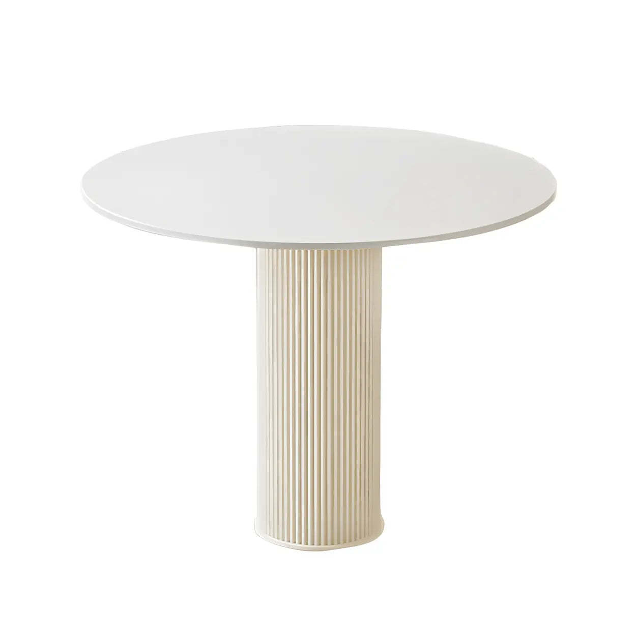 Compact Round Wood Dining Table