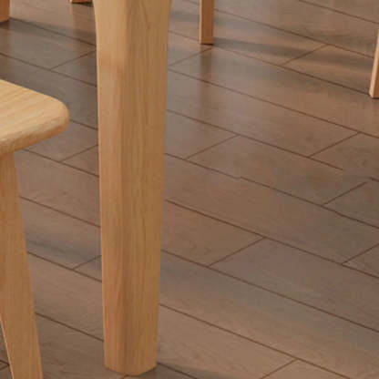 Modern Round Extendable Wood Kitchen Dining Table