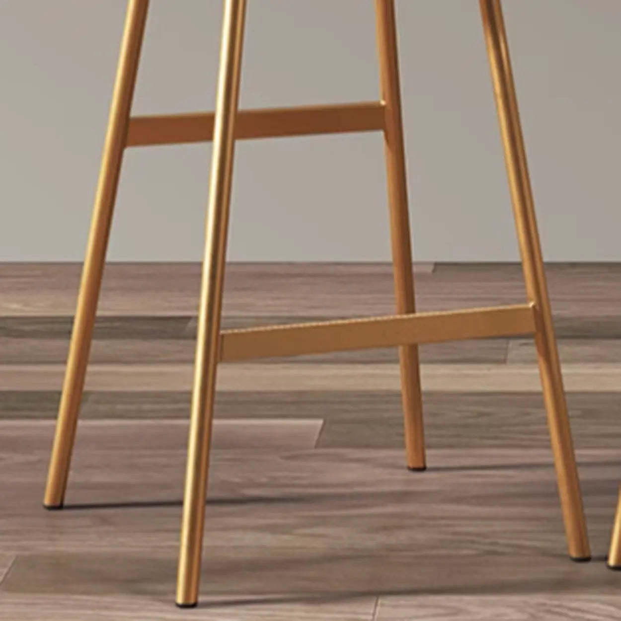 Modern Saddle Seat Low-Back Bar Stool