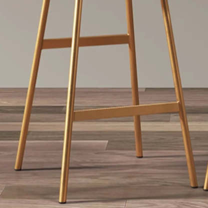 Modern Saddle Seat Low-Back Bar Stool