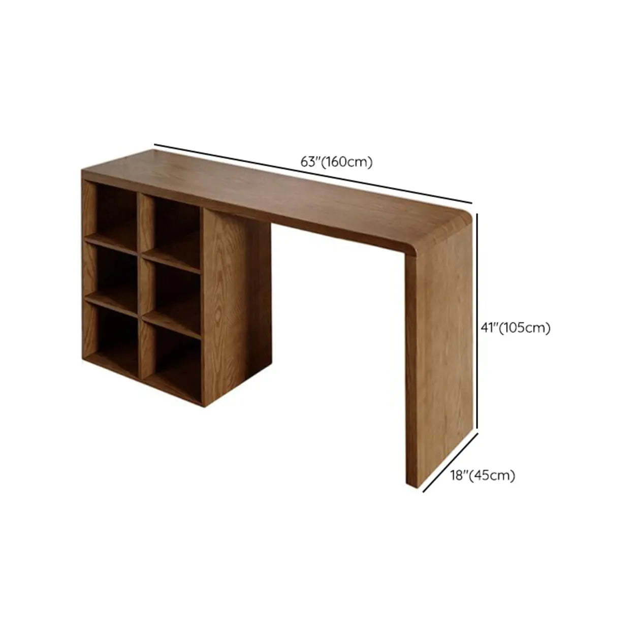 Space-Saving Bar Height Table with Storage