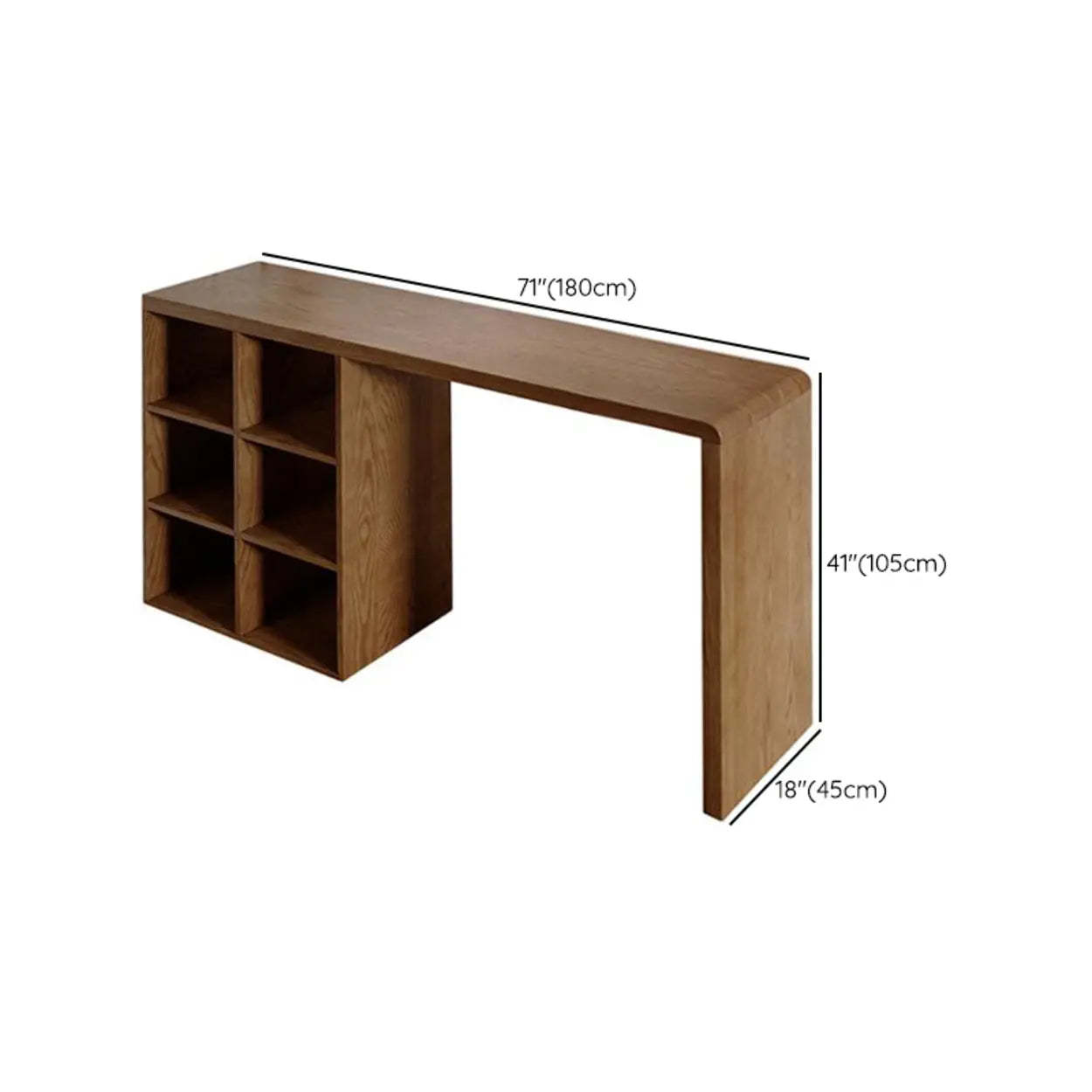 Space-Saving Bar Height Table with Storage