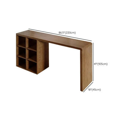 Space-Saving Bar Height Table with Storage