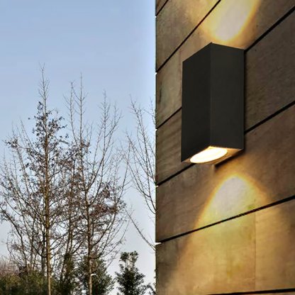 Modern Square Design Outdoor Waterproof Wall Light for Villa Courtyard Balcony-Lighom