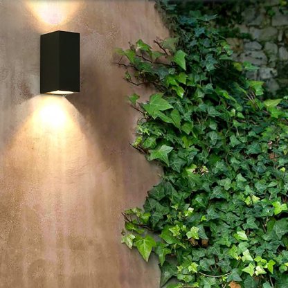 Modern Square Design Outdoor Waterproof Wall Light for Villa Courtyard Balcony-Lighom