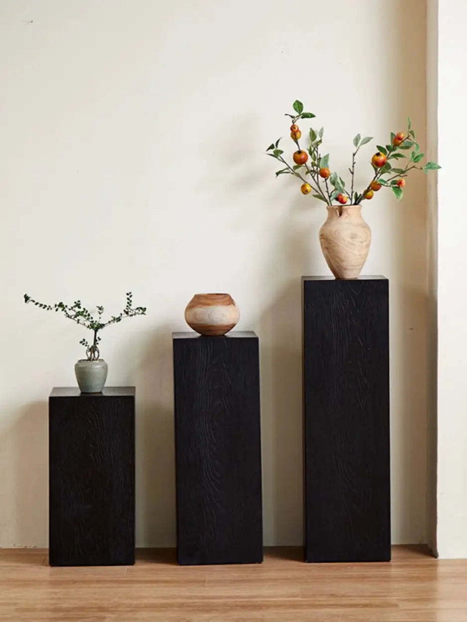 Modern stand square end & side tables in wood