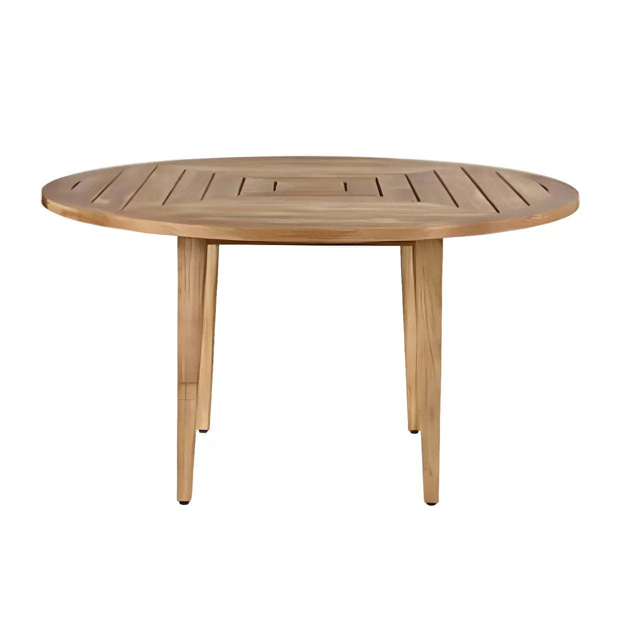 Modern Teak Outdoor Dining Set Rectangular — Table Only