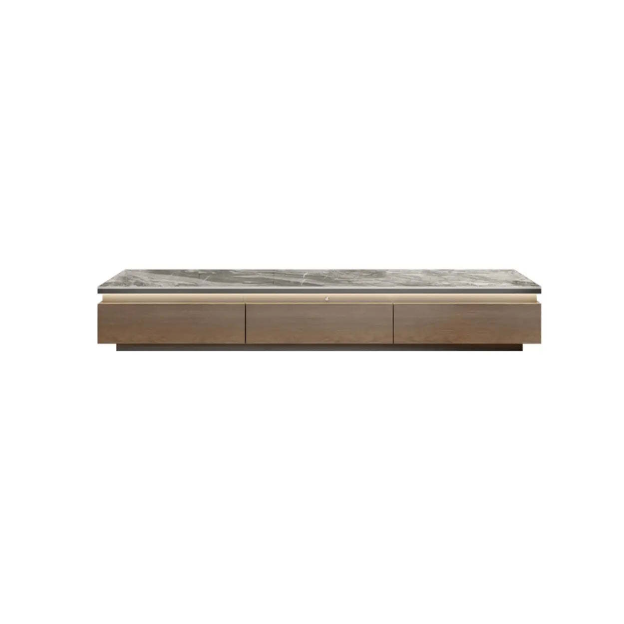 Modern drawers stand walnut tv stands — 94.5" L x 15.7" W