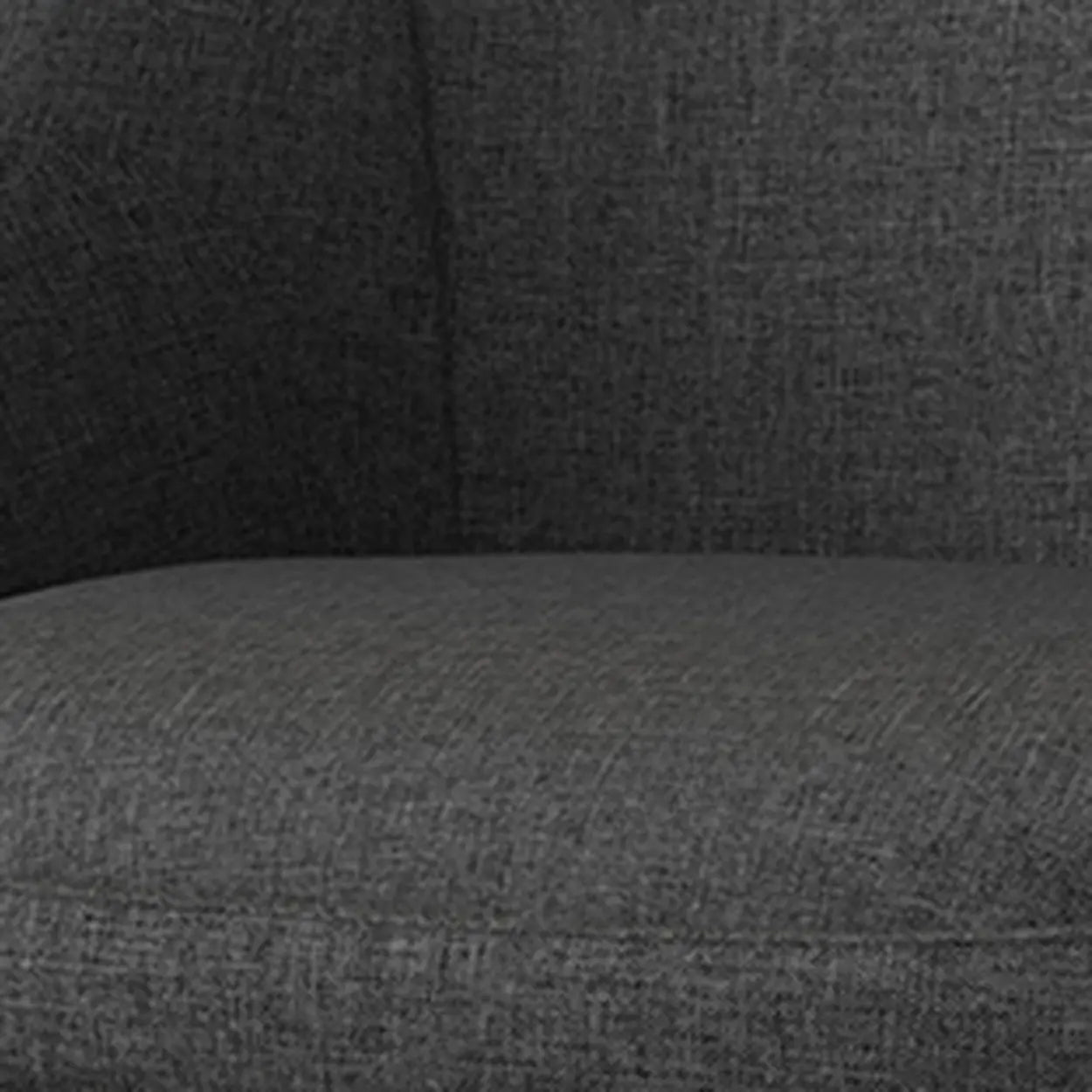 Modern Upholstered Curved Back Swivel Dining Chair