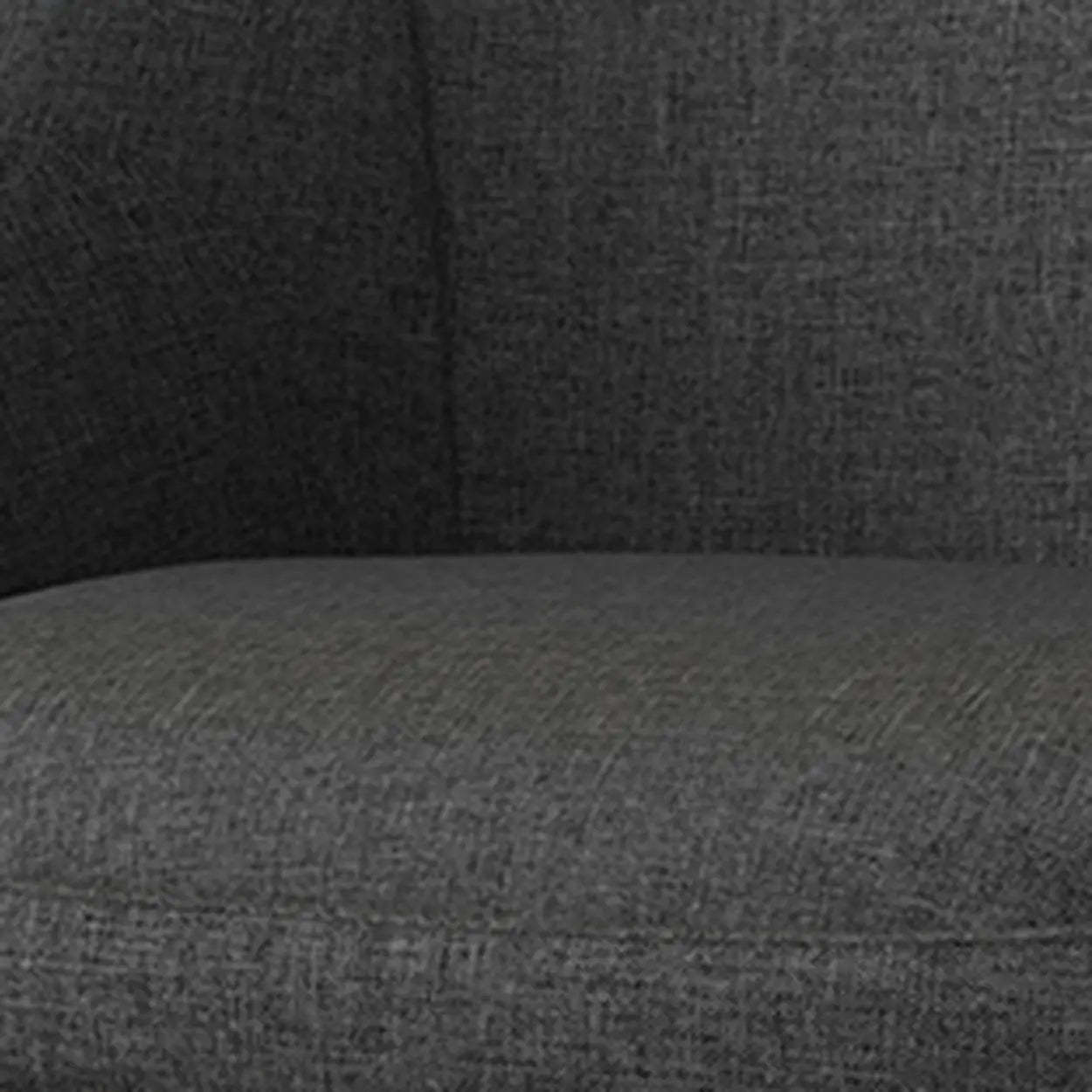 Modern Upholstered Curved Back Swivel Dining Chair
