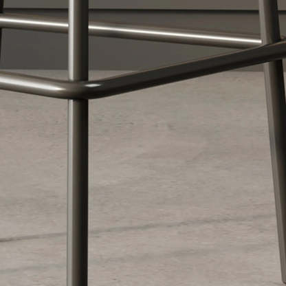 Modern Upholstered Leather Bar Stool