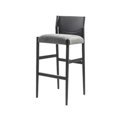 Modern Upholstered Low Back Armless Counter Bar Stool
