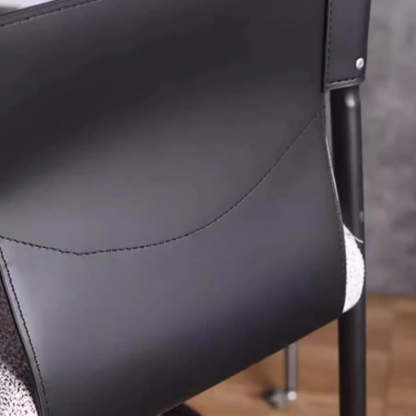 Modern Upholstered Low Back Armless Counter Bar Stool