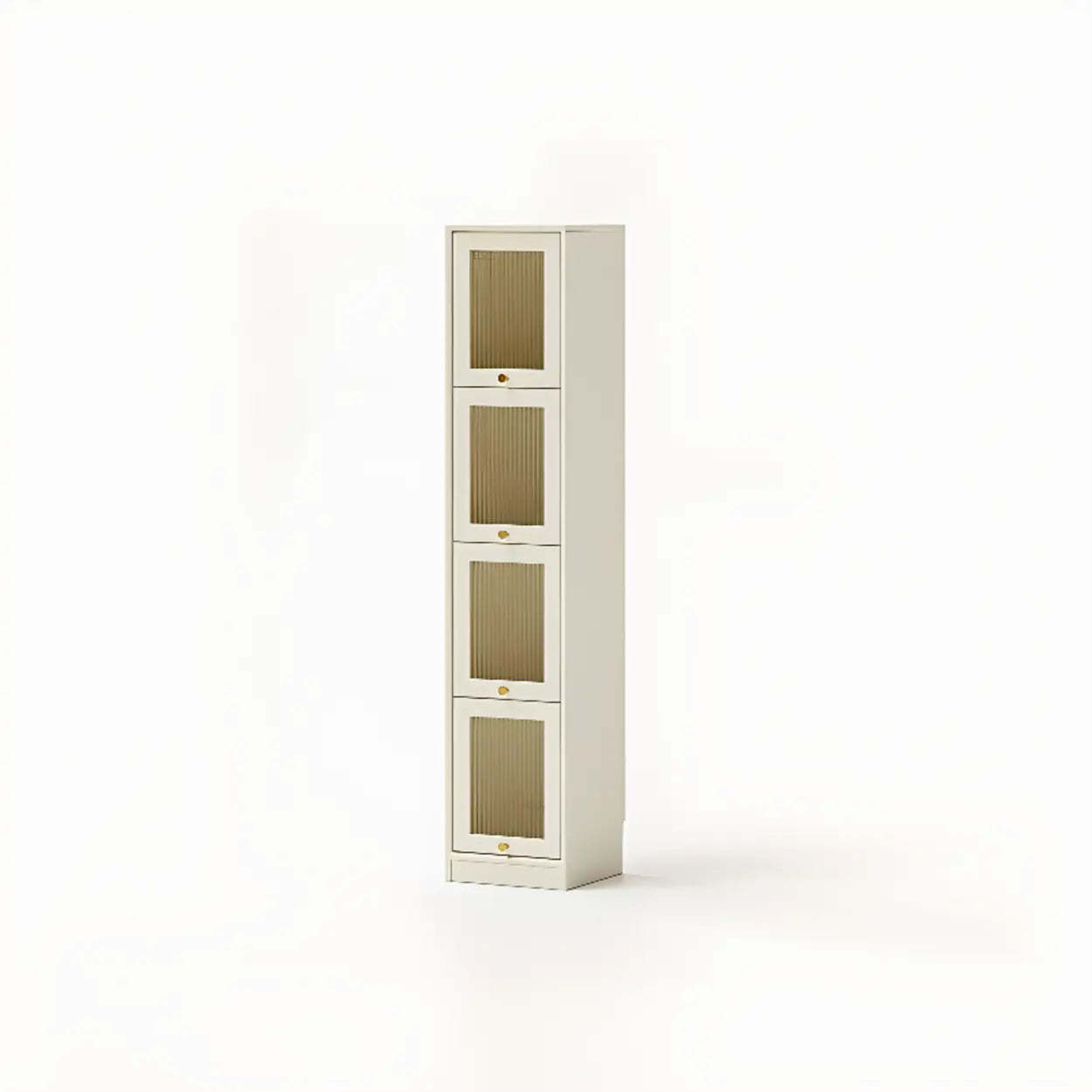Brown modern tall vertical bookcases