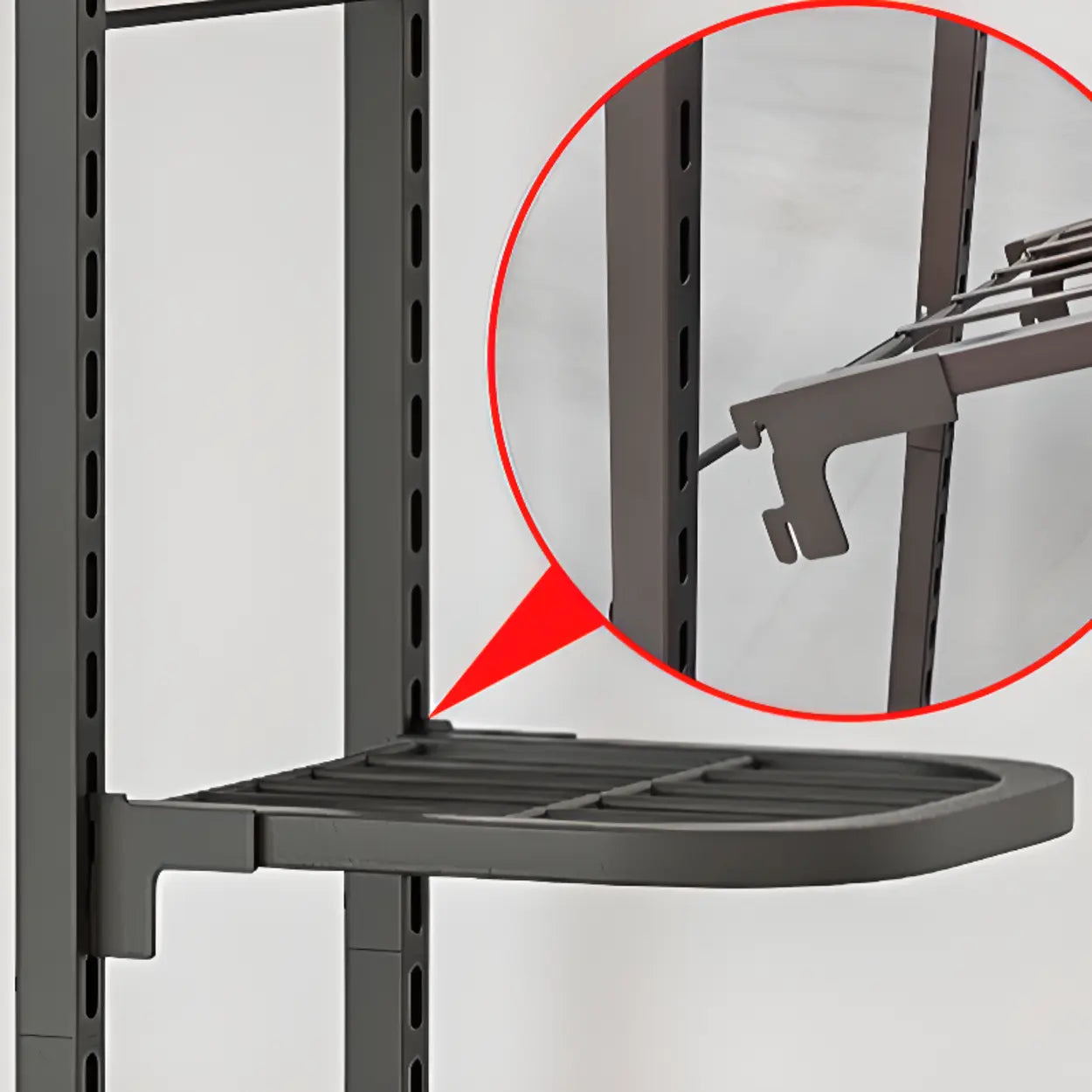 Modern White Multi-Level Metal Plant Stand
