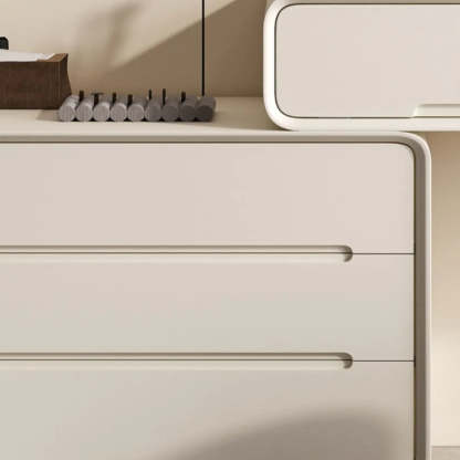 Modern White Scalable Makeup Vanity with Drawers