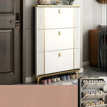 Drop-Front Shoe Storage Cabinet
