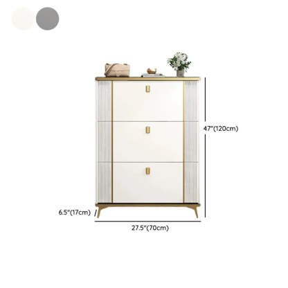 Drop-Front Shoe Storage Cabinet