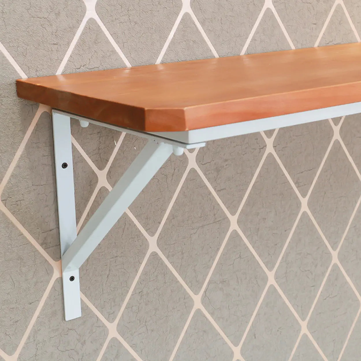 Modern Wood Adjustable Wall-Mounted Bar Table — Table Only