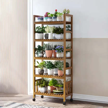 Lighom stand plant wood bamboo out no profit f for hallway