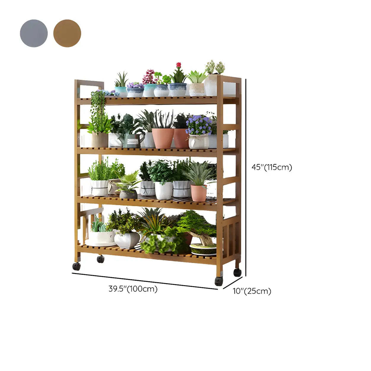 Lighom stand plant wood bamboo out no profit f