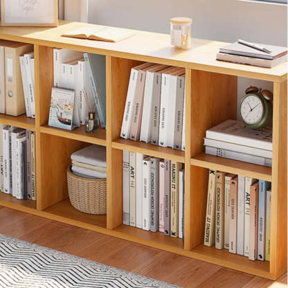 Modular Wood Low Storage Bookcase