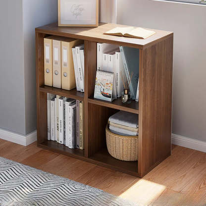Modular Wood Low Storage Bookcase