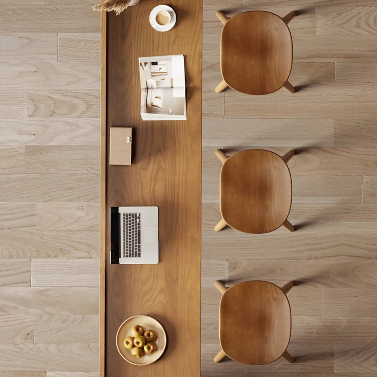Modern Wood Bar Table — Table Only