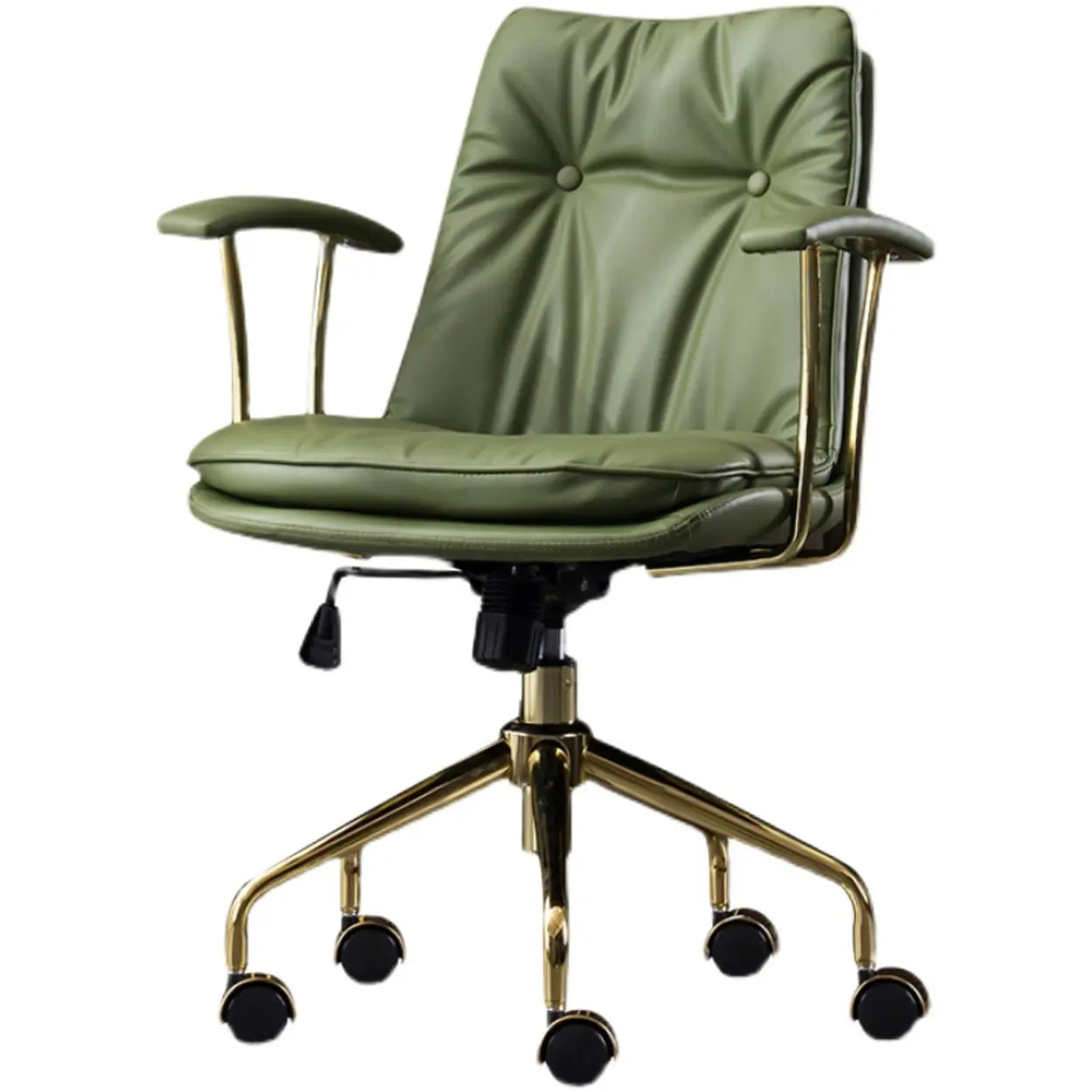 Modish Ergonomic Faux Leather Swivel Office Chair