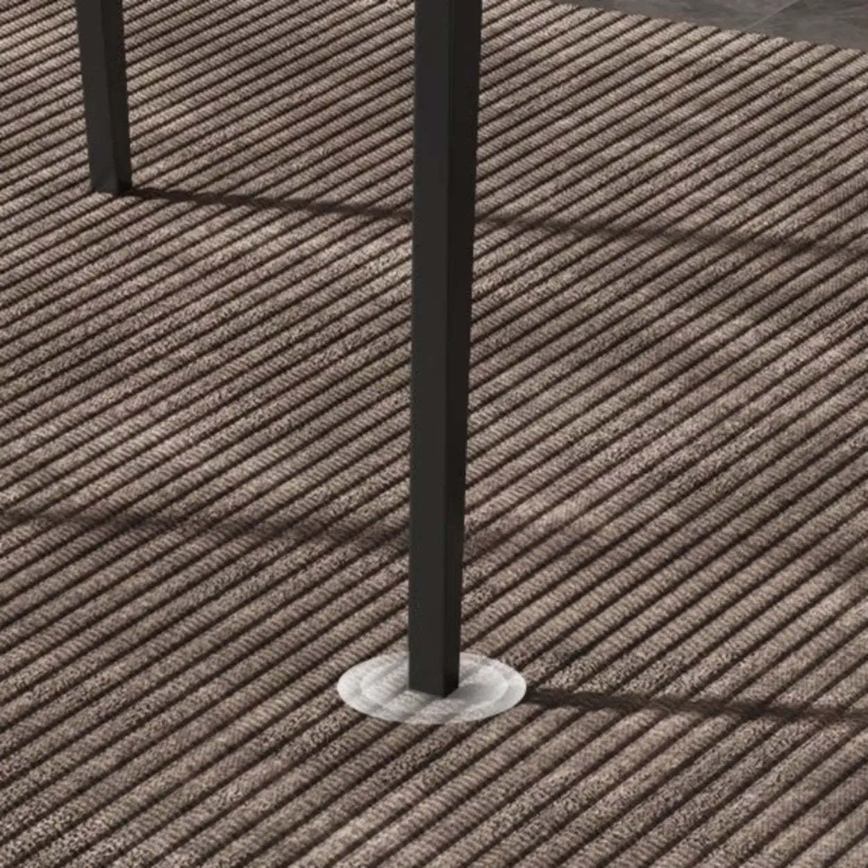 Padded Leather Solid Back Dining Chair