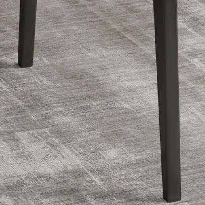 Padded Leather Solid Back Dining Chair