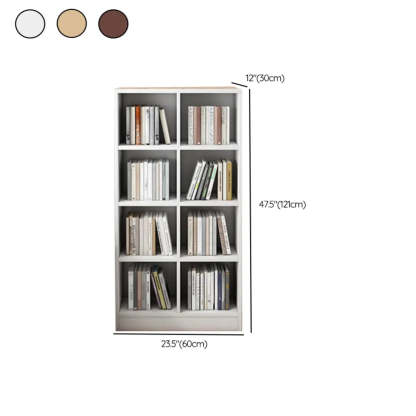 Closed Wood Cube Organizer Bookcase