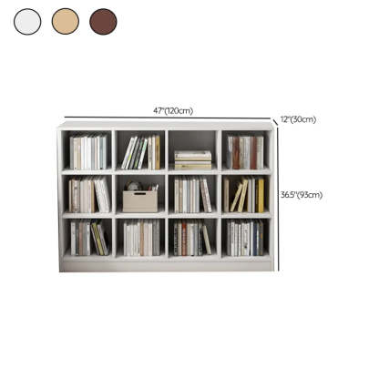 Closed Wood Cube Organizer Bookcase