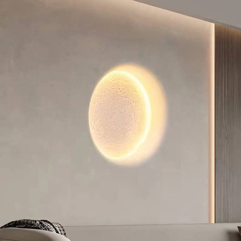 Moon-like Plaster LED Embedded Wall Light Anti-glare for Background Wall-Lighom