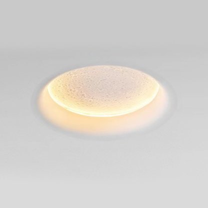 Moon-like Plaster LED Embedded Wall Light Anti-glare for Background Wall-Lighom